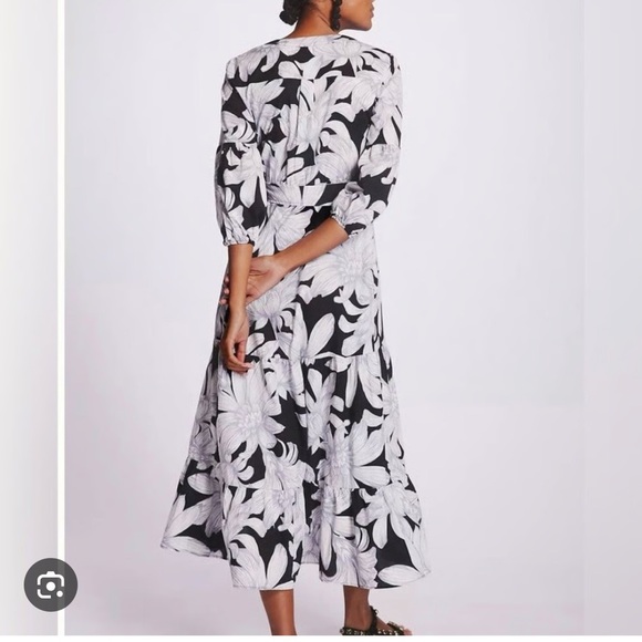 Maeve Puff Sleeve Midi - Picture 3 of 6